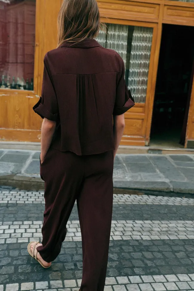 Flowing Short Sleeve Shirt – image 5