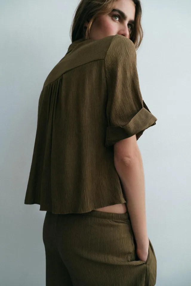 Flowing Short Sleeve Shirt – image 4