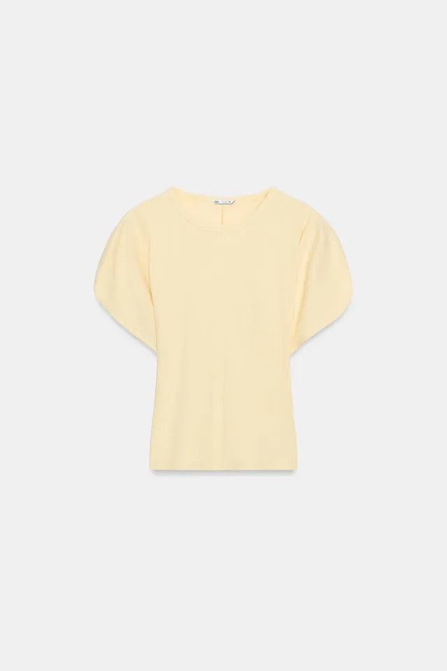 Slim Fit Round Neck Kimono Sleeve T-Shirt (Cotton Blend) – image 5