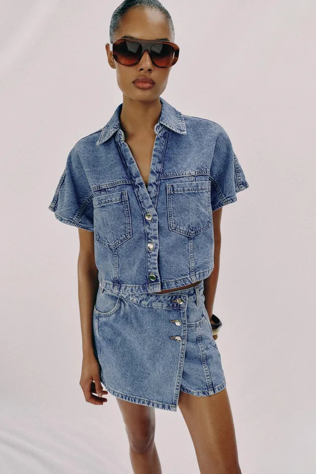 Z1975 Short Denim Shirt – image 3