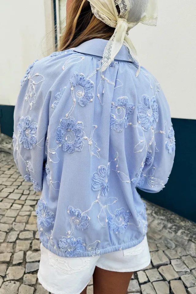 Floral Embroidered Shirt – image 2