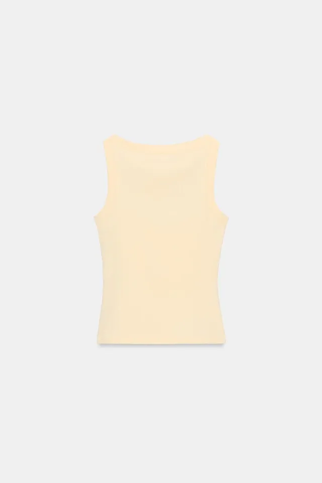 Cotton Sleeveless T-Shirt – image 7