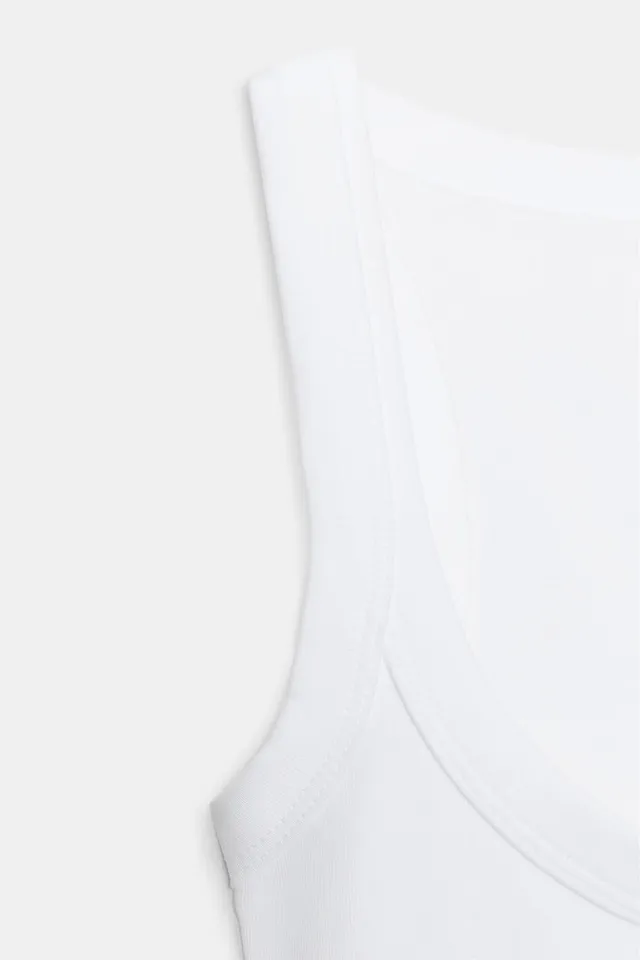 Cotton Sleeveless T-Shirt – image 5