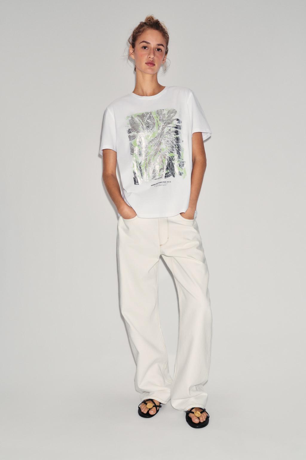 Metallic Short Sleeve T-Shirt