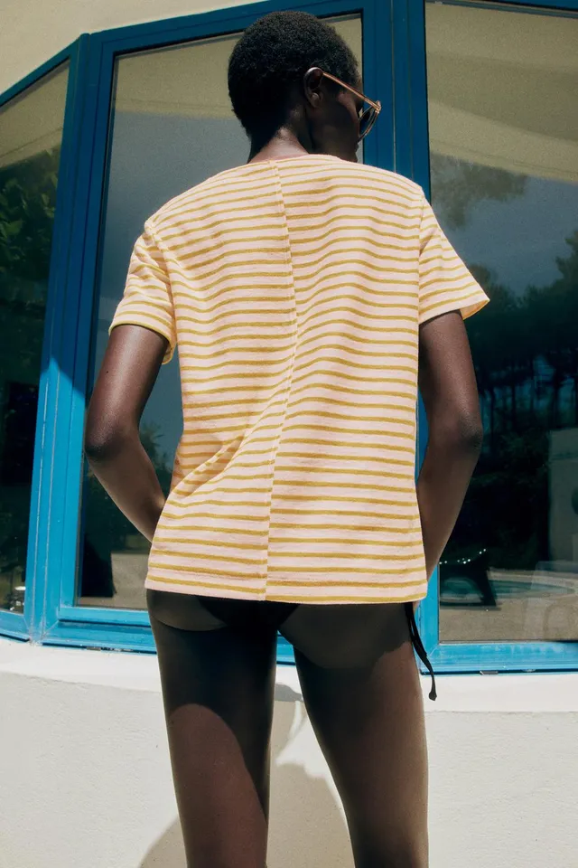 Striped Short Sleeve T-Shirt – image 4