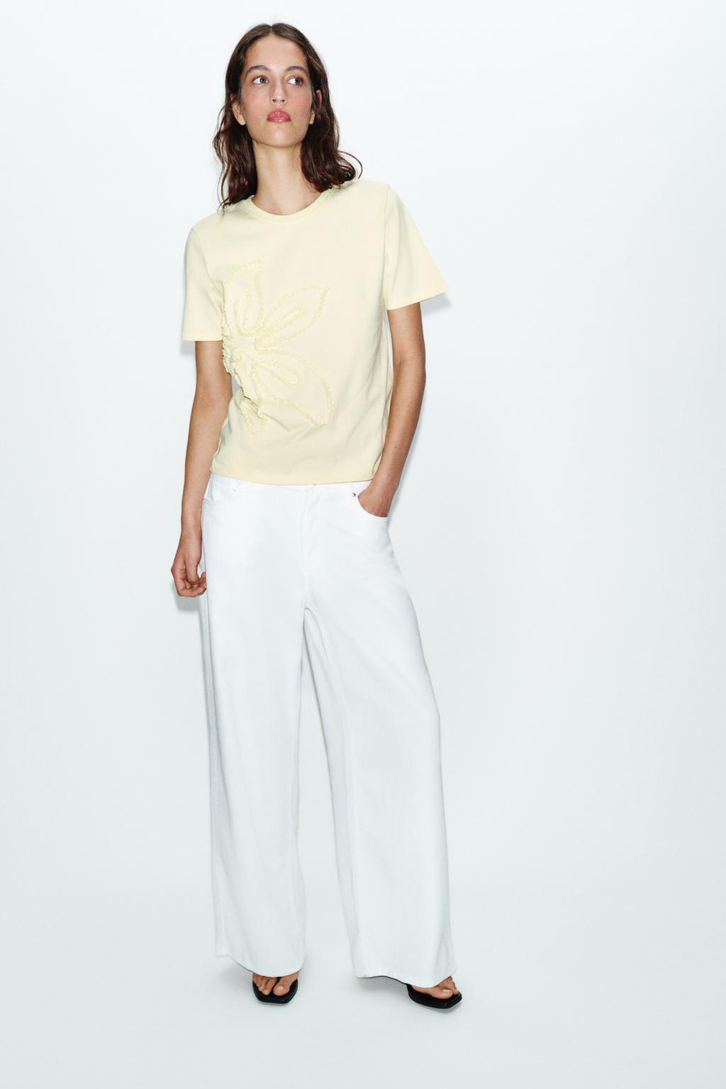 Raised Floral T-Shirt