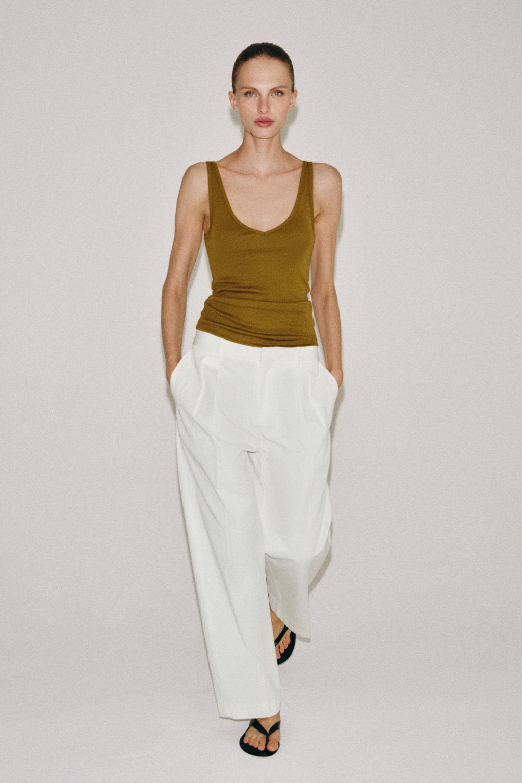 Cotton Strappy Top
