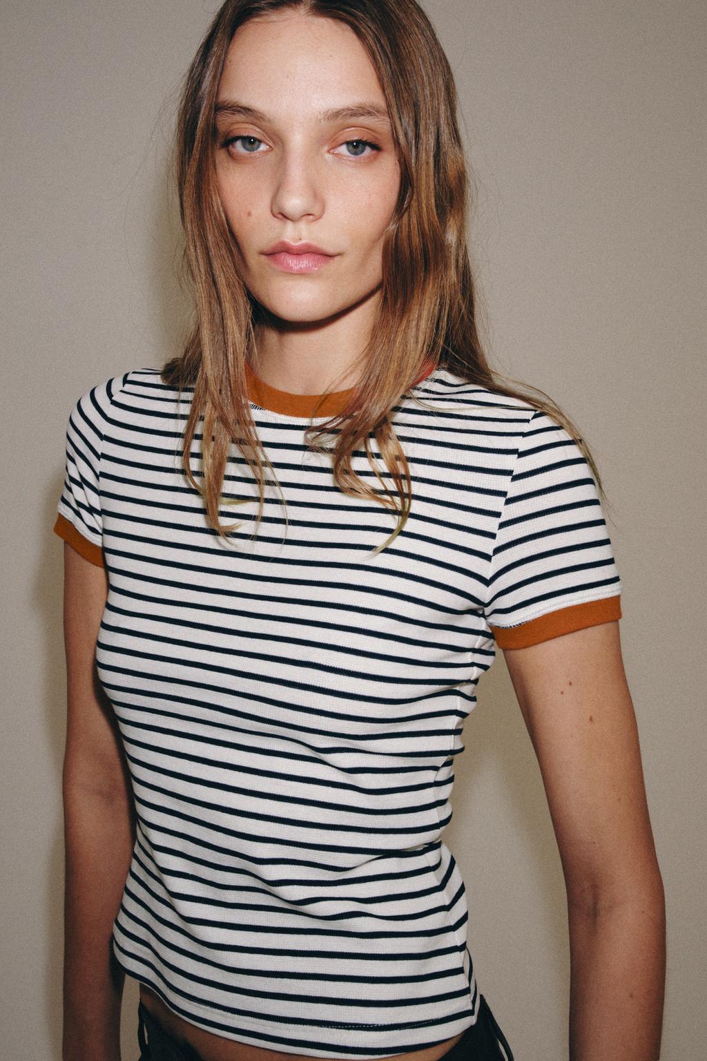Short Sleeve Striped T-Shirt