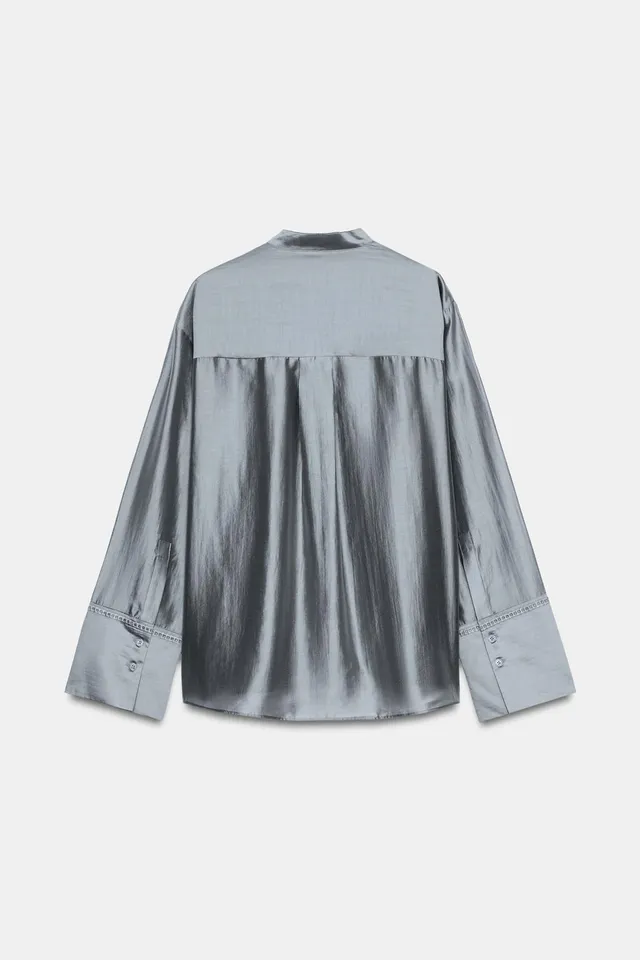 ZW Collection Embroidered Pocket Shirt – image 4