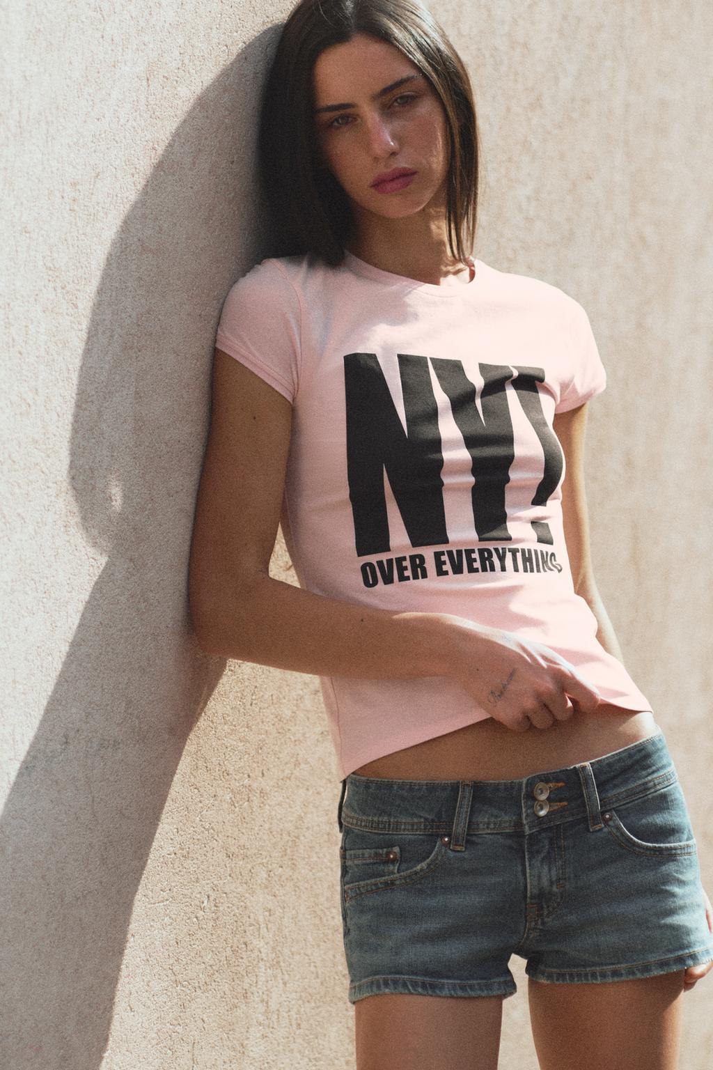 Short Sleeve Slogan T-Shirt