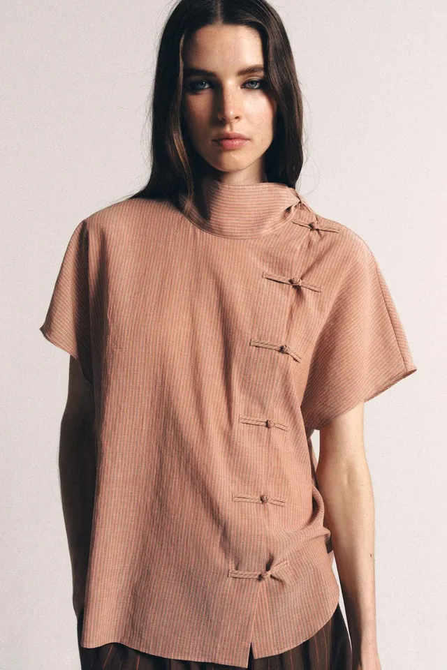 ZW Collection Frog Fastening Shirt – image 2