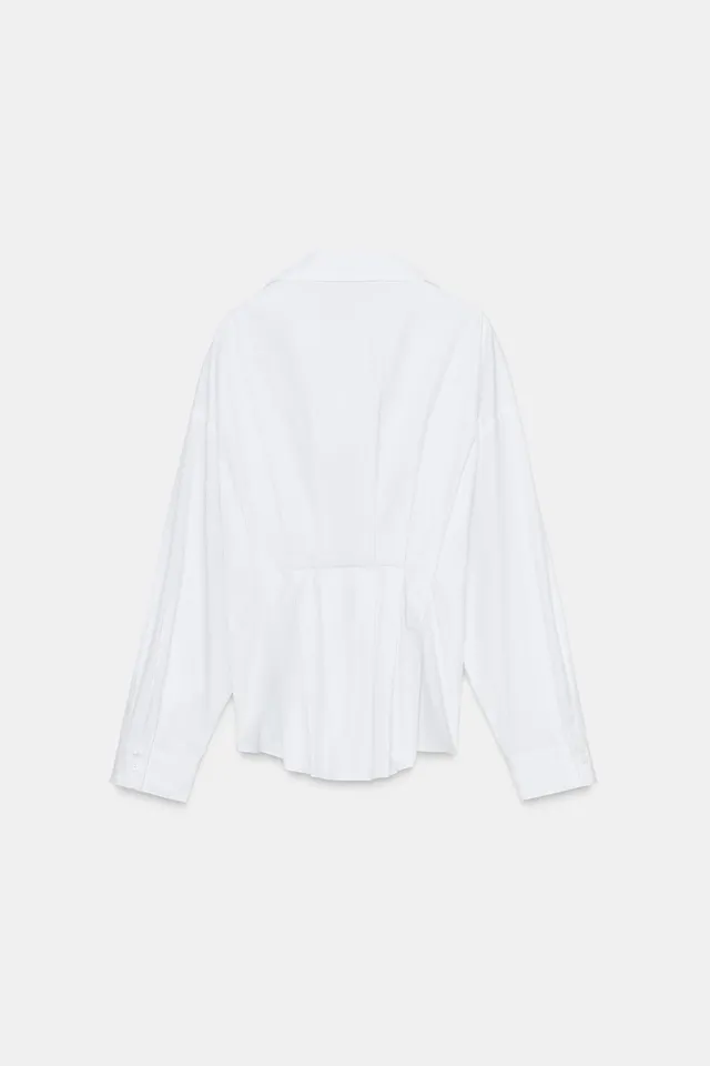 Pleated Poplin Shirt – image 8