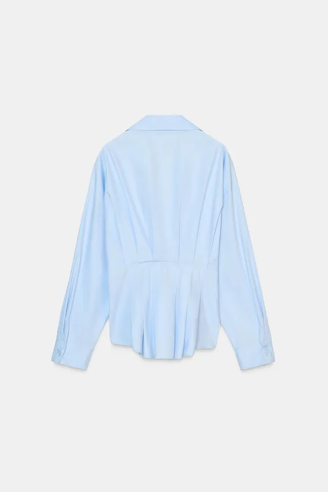 Pleated Poplin Shirt – image 7