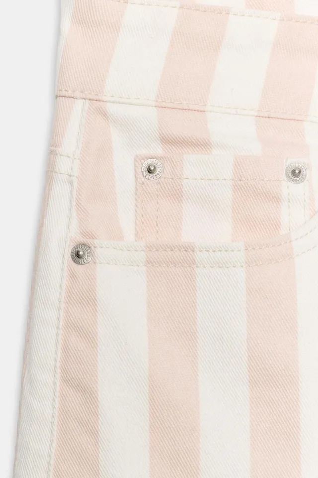 ZW Collection Tapered Mid-Waist Striped Jeans – image 7