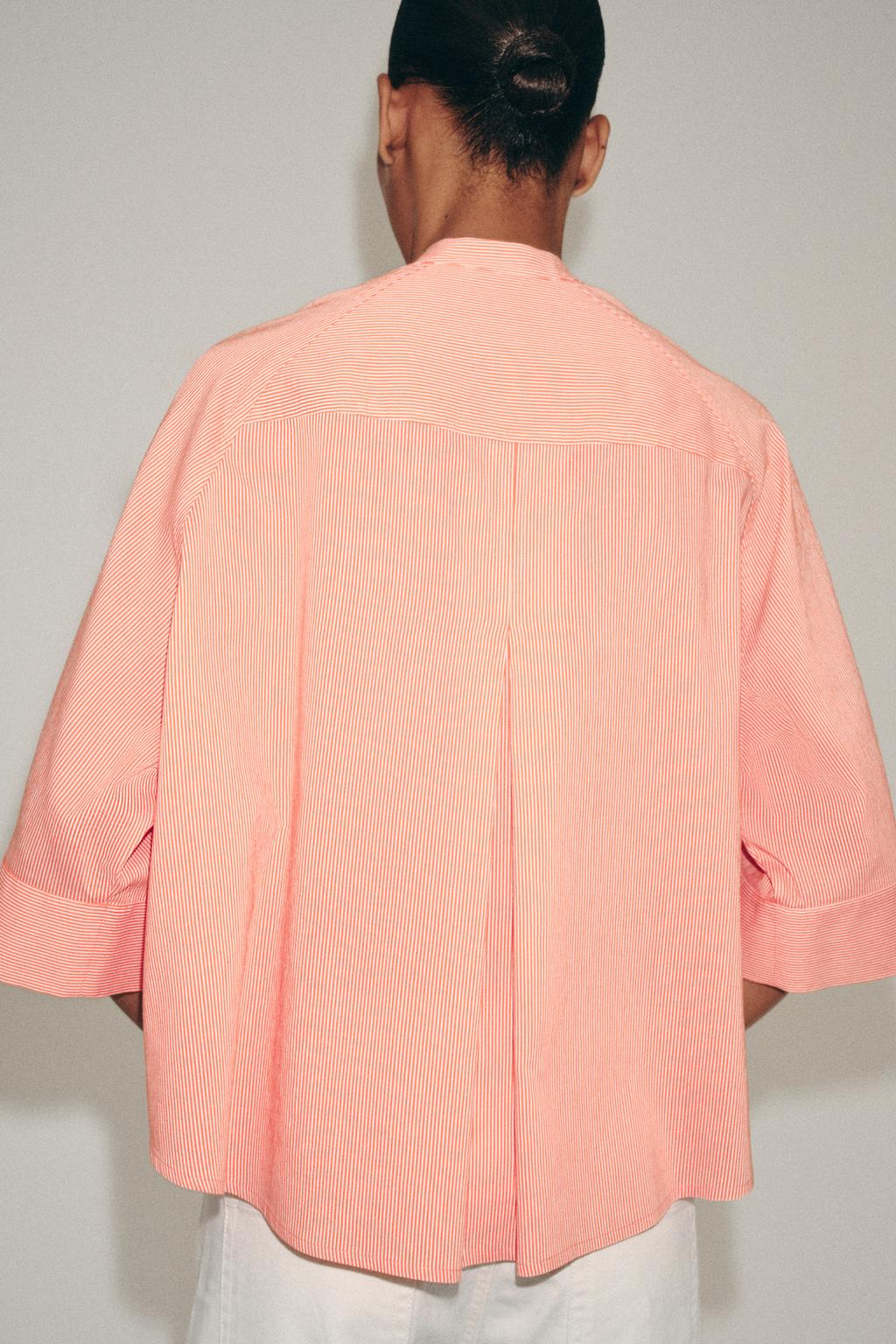 قميص مقلم غير متناسق ZW COLLECTION
