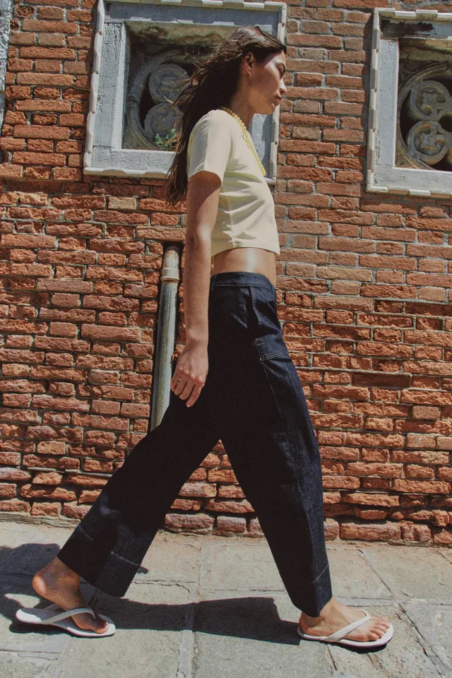 JEANS Z1975 CULOTTE بخصر متوسط – صورة 4