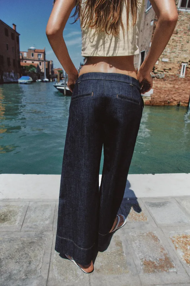 JEANS Z1975 CULOTTE بخصر متوسط – صورة 5