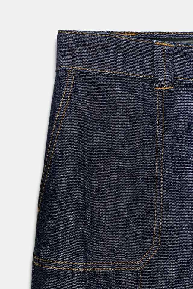 JEANS Z1975 CULOTTE بخصر متوسط – صورة 9