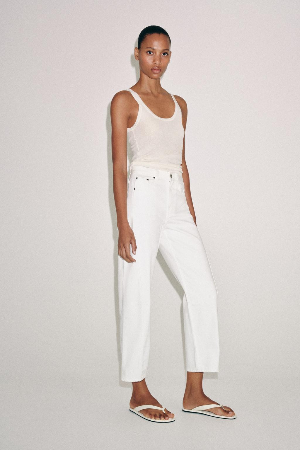 جينز ZW COLLECTION ANKLE RELAXED خصر متوسط