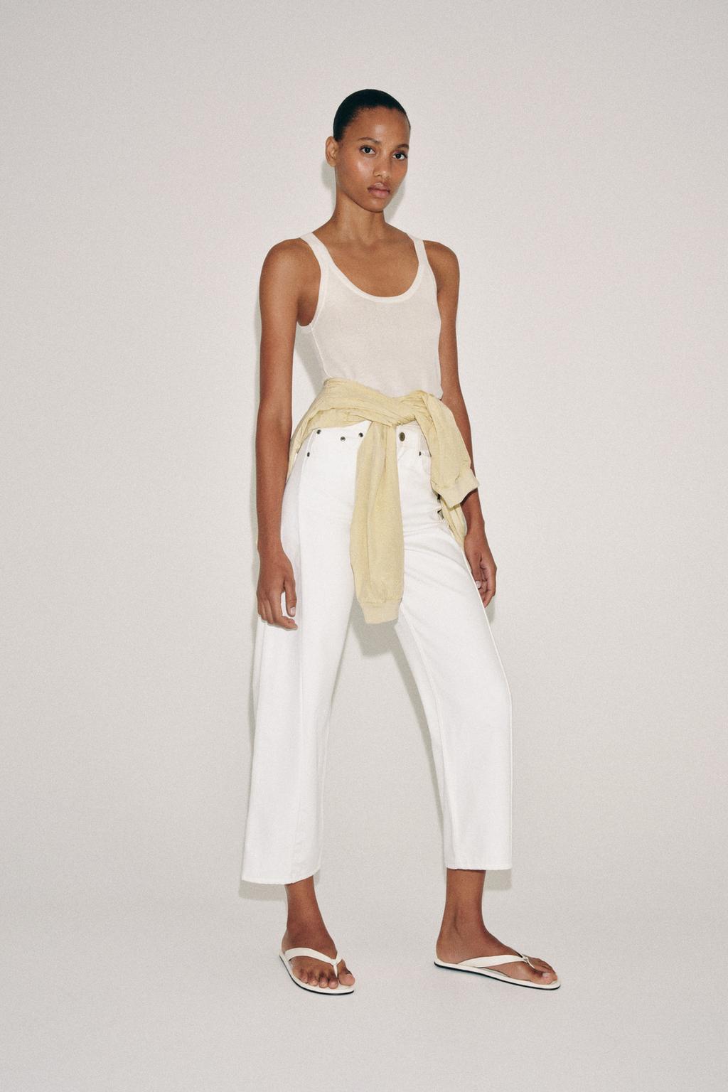جينز ZW COLLECTION ANKLE RELAXED خصر متوسط