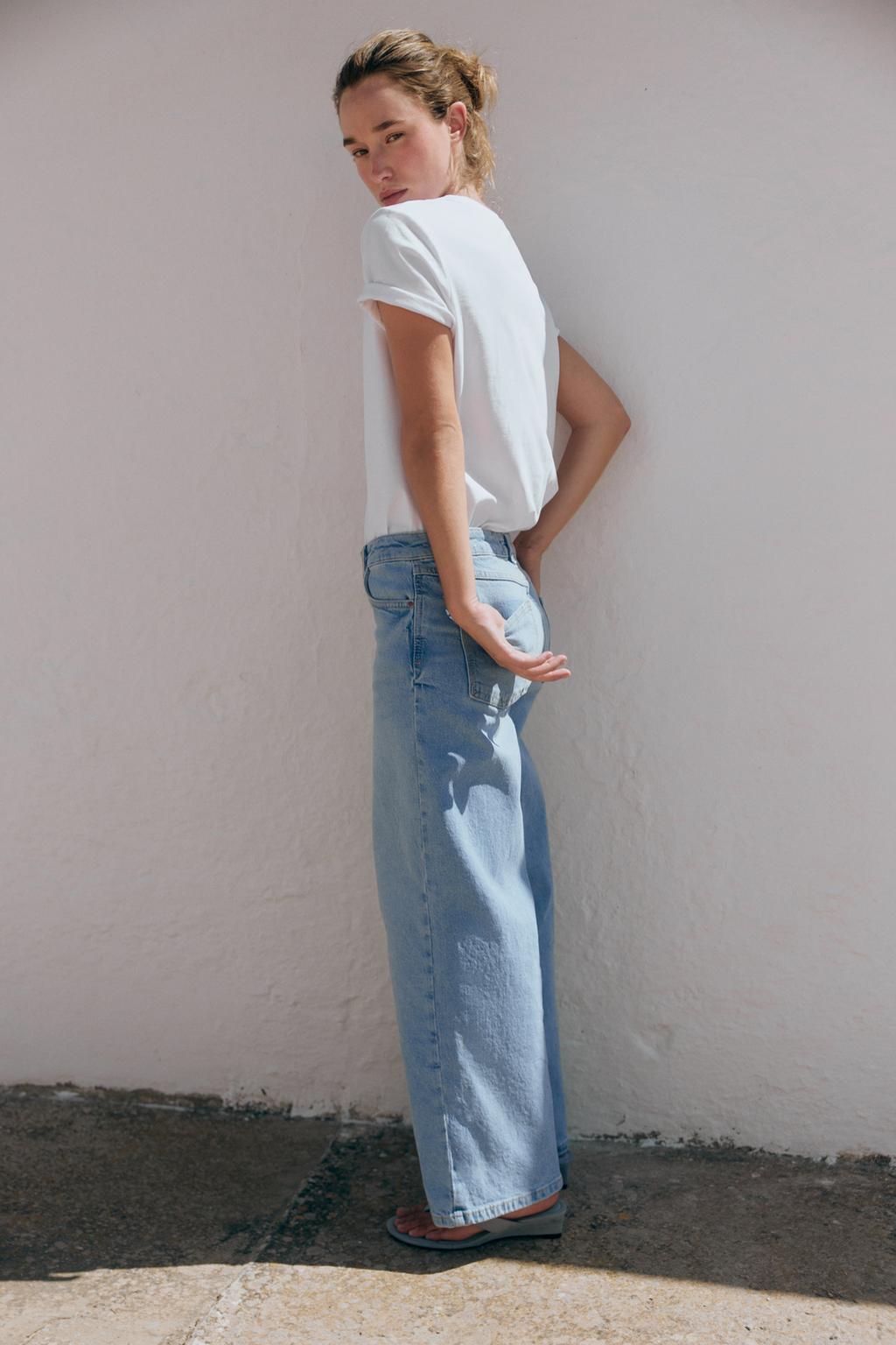 JEANS Z1975 CULOTTE COMFORT بخصر عالٍ