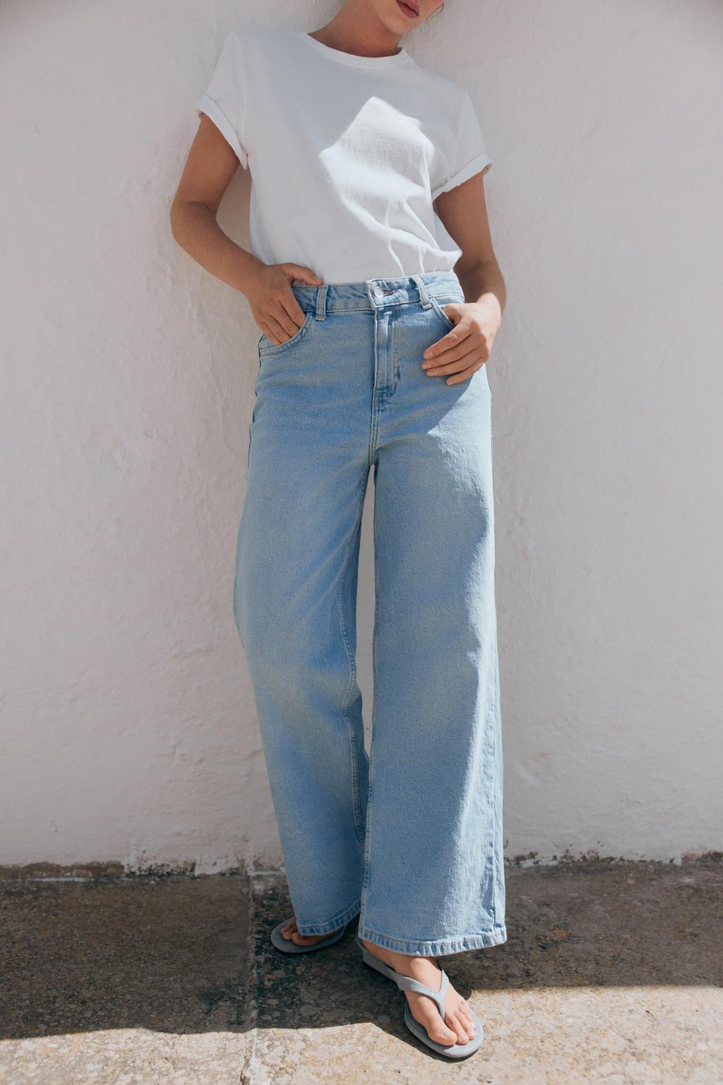 JEANS Z1975 CULOTTE COMFORT بخصر عالٍ