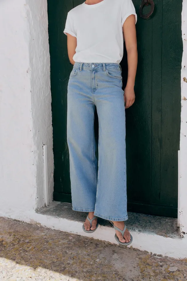 JEANS Z1975 CULOTTE COMFORT بخصر عالٍ – صورة 4