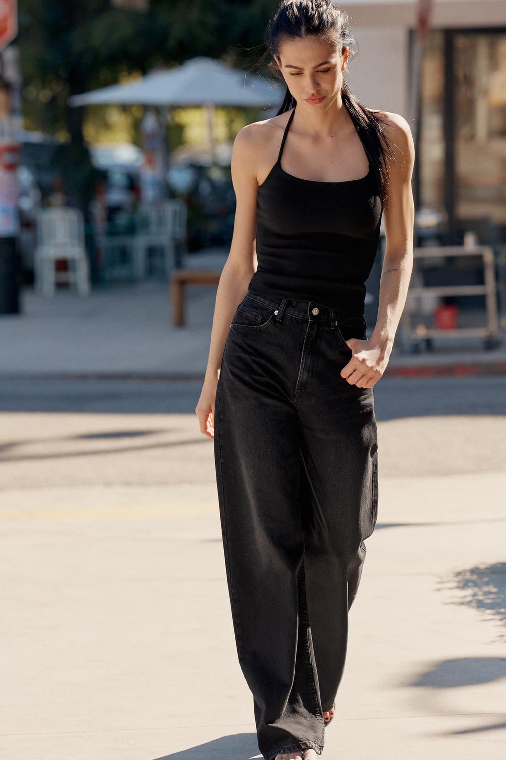High Waist Ripped Extra Wide Leg Jeans
