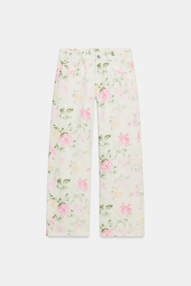 Floral Low-Rise Loose Fit Jeans – image 6