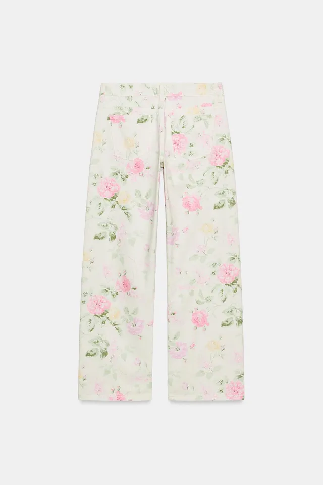 Floral Low-Rise Loose Fit Jeans – image 7