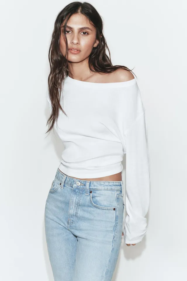 High-Waist Cropped Flare Jeans – image 3