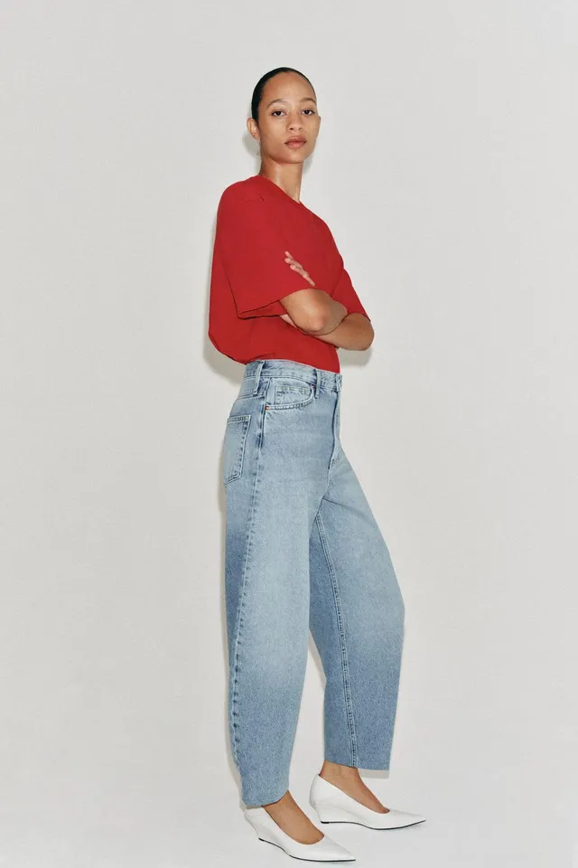 ZW High-Waist Tapered Jeans