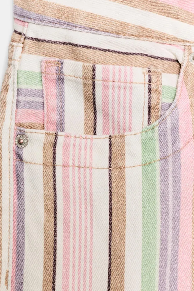 TRF Low-Rise Striped Wide-Leg Jeans – image 7