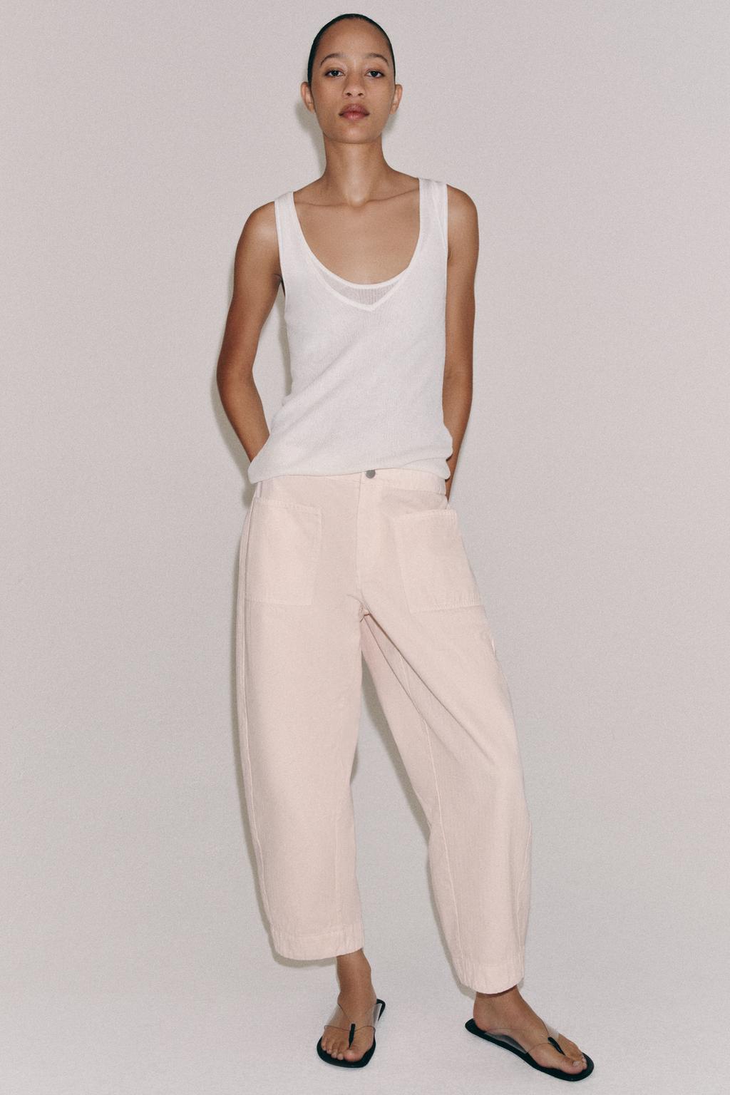 ZW Collection Barrel Trousers