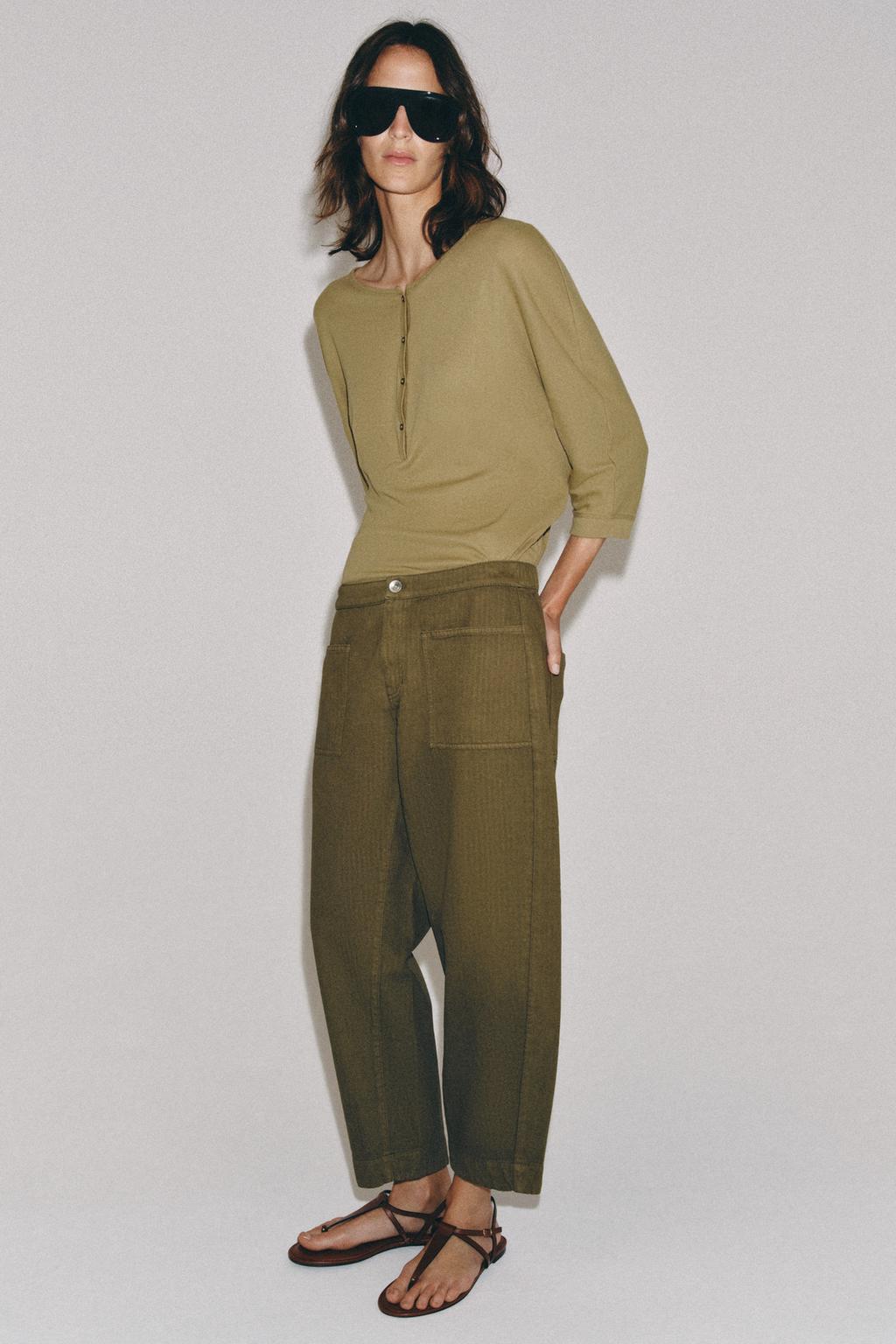 ZW Collection Barrel Trousers