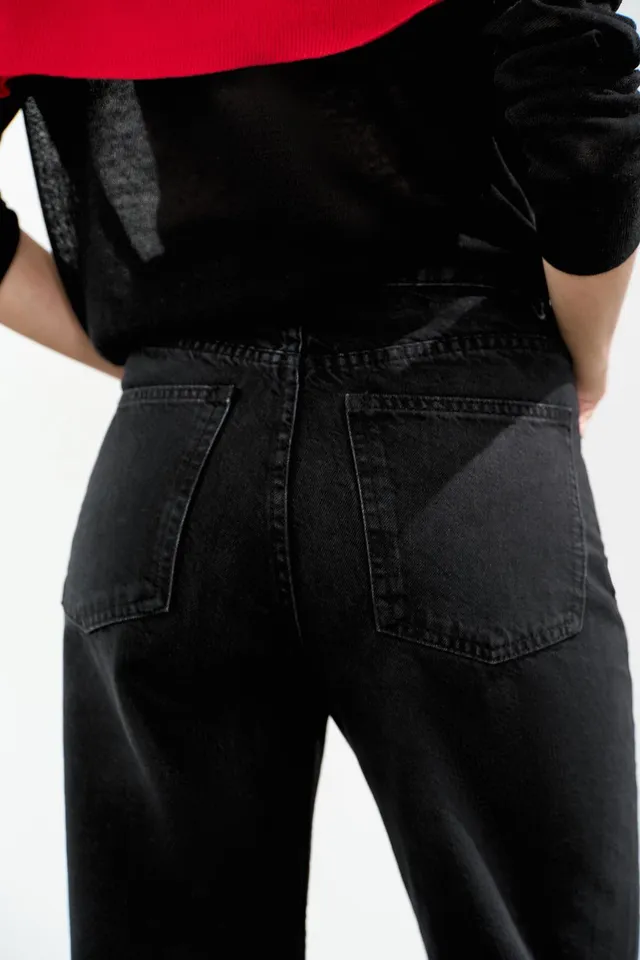 JEANS TRF WIDE LEG بخصر عال – صورة 5