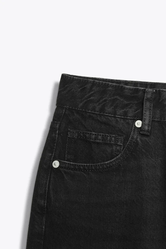 JEANS TRF WIDE LEG بخصر عال – صورة 9
