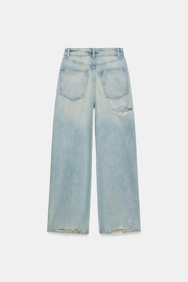 TRF Folded Mid-Waist Jeans – image 5