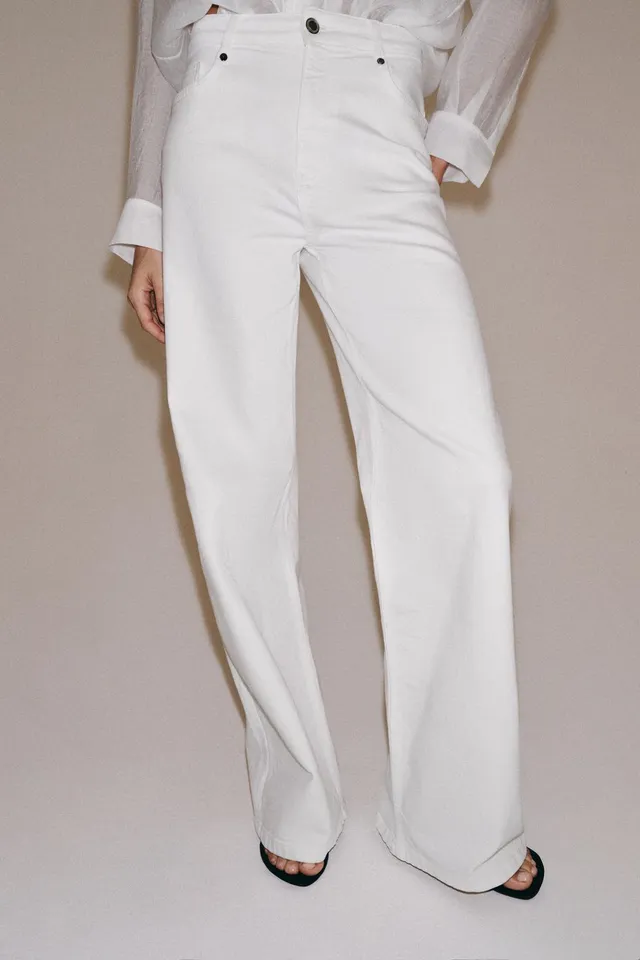 JEANS ZW COLLECTION WIDE LEG بخصر عالٍ – صورة 2