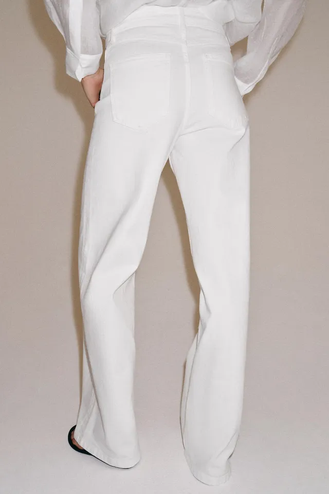 JEANS ZW COLLECTION WIDE LEG بخصر عالٍ – صورة 3