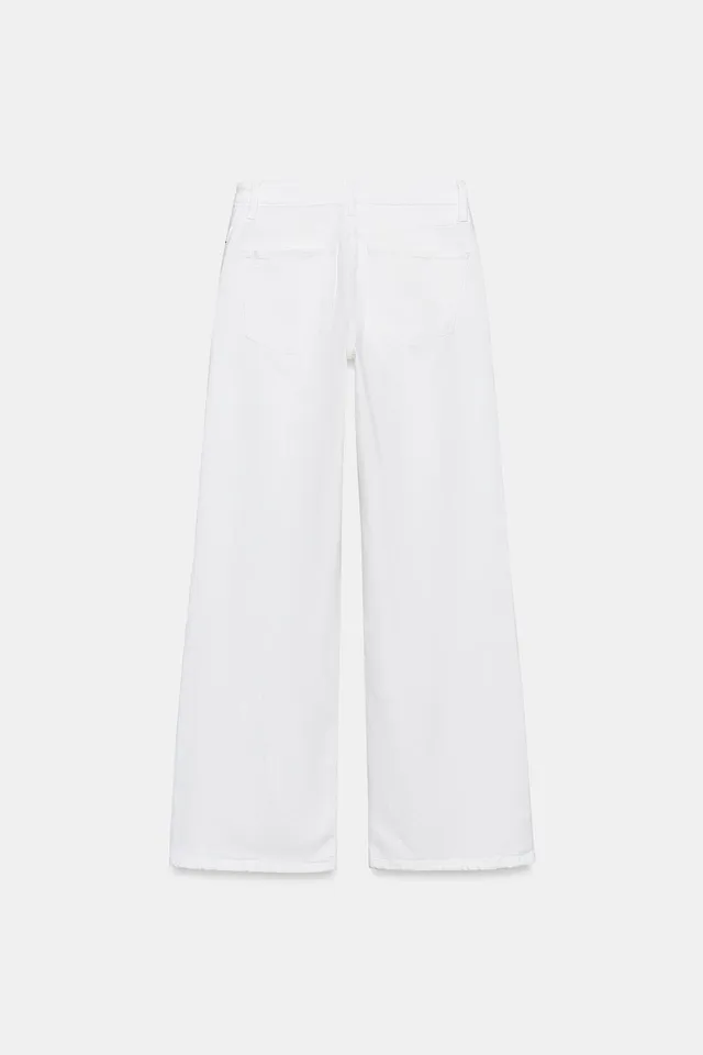 JEANS ZW COLLECTION WIDE LEG بخصر عالٍ – صورة 7