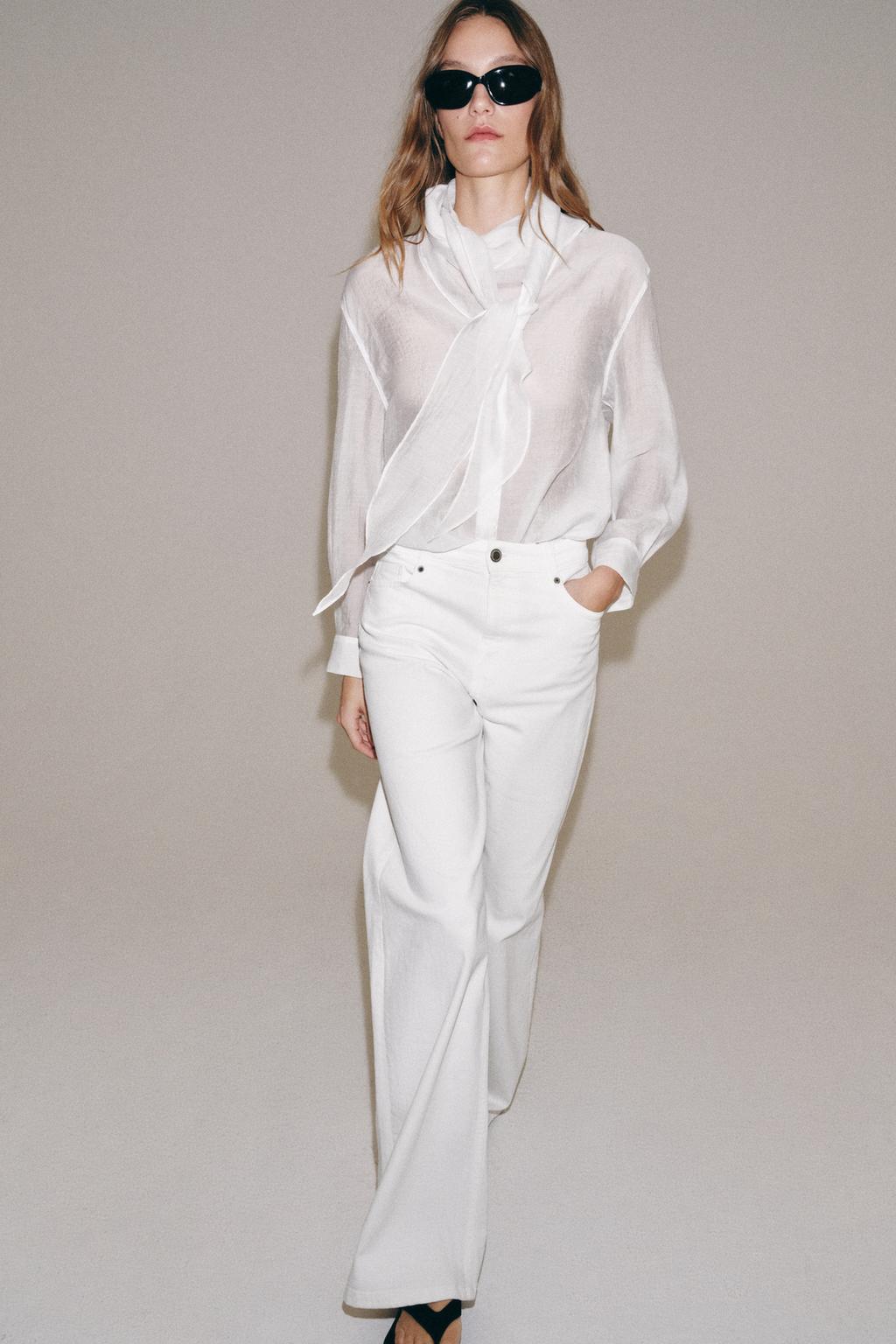 ZW High-Waist Wide-Leg Jeans