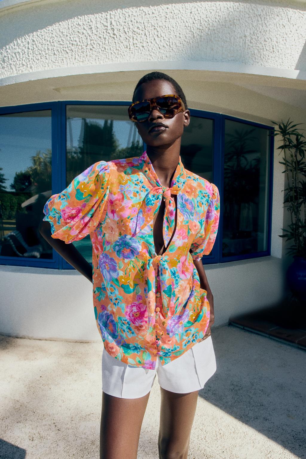 Floral Bow Shirt