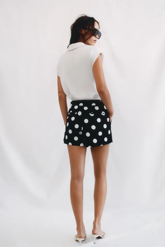 Satin Short Sleeve Shirt with Belt – image 5