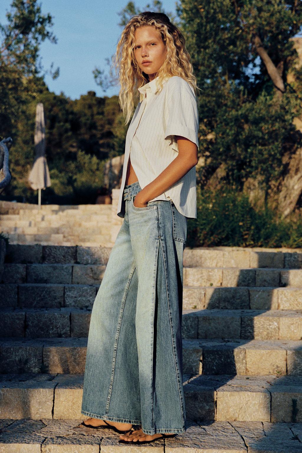 قميص بوبلين مخطط OVERSIZE