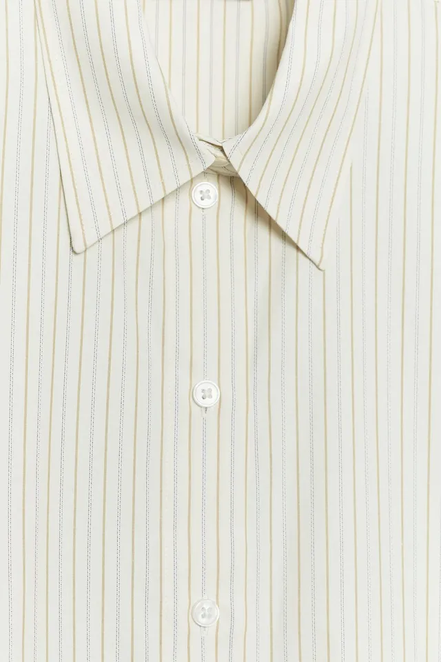 Striped Oversize Poplin Shirt – image 6
