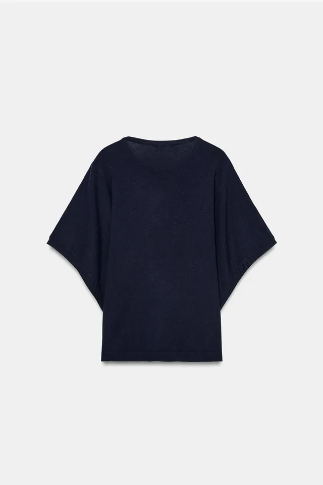Wide Short Sleeve Knit Top – image 4