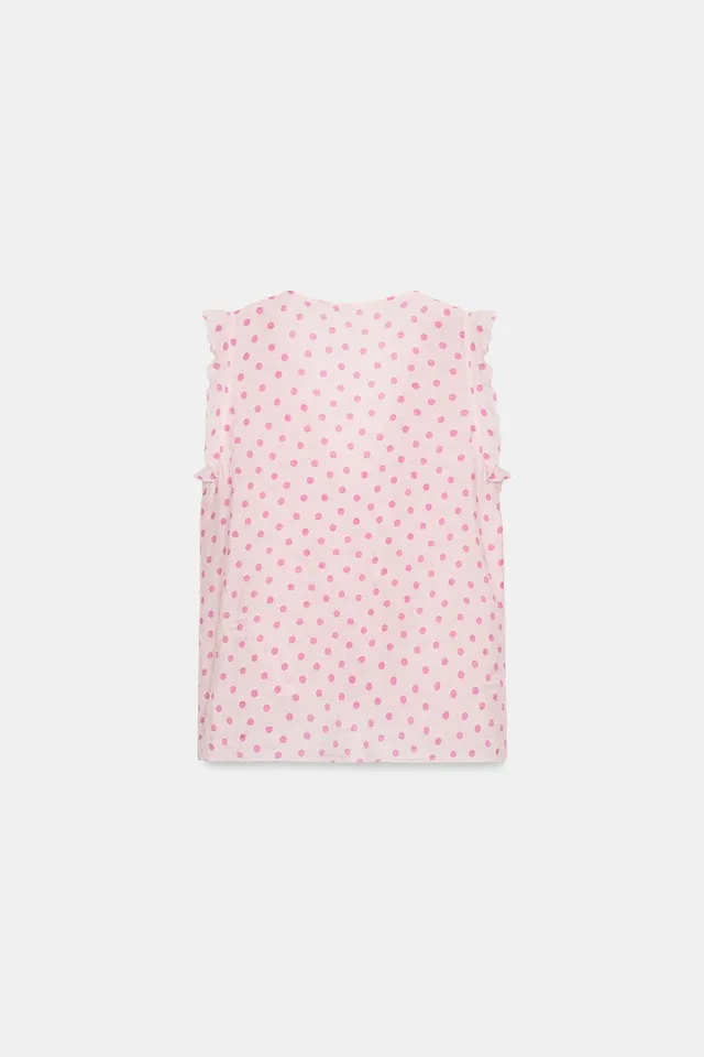 Ruffled Polka Dot Blouse – image 6
