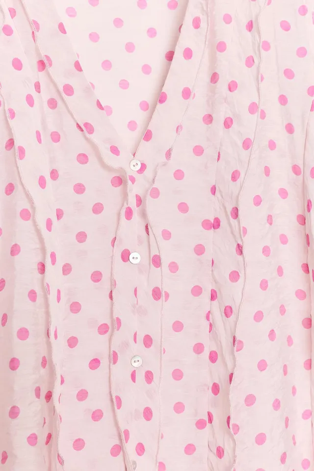 Ruffled Polka Dot Blouse – image 7