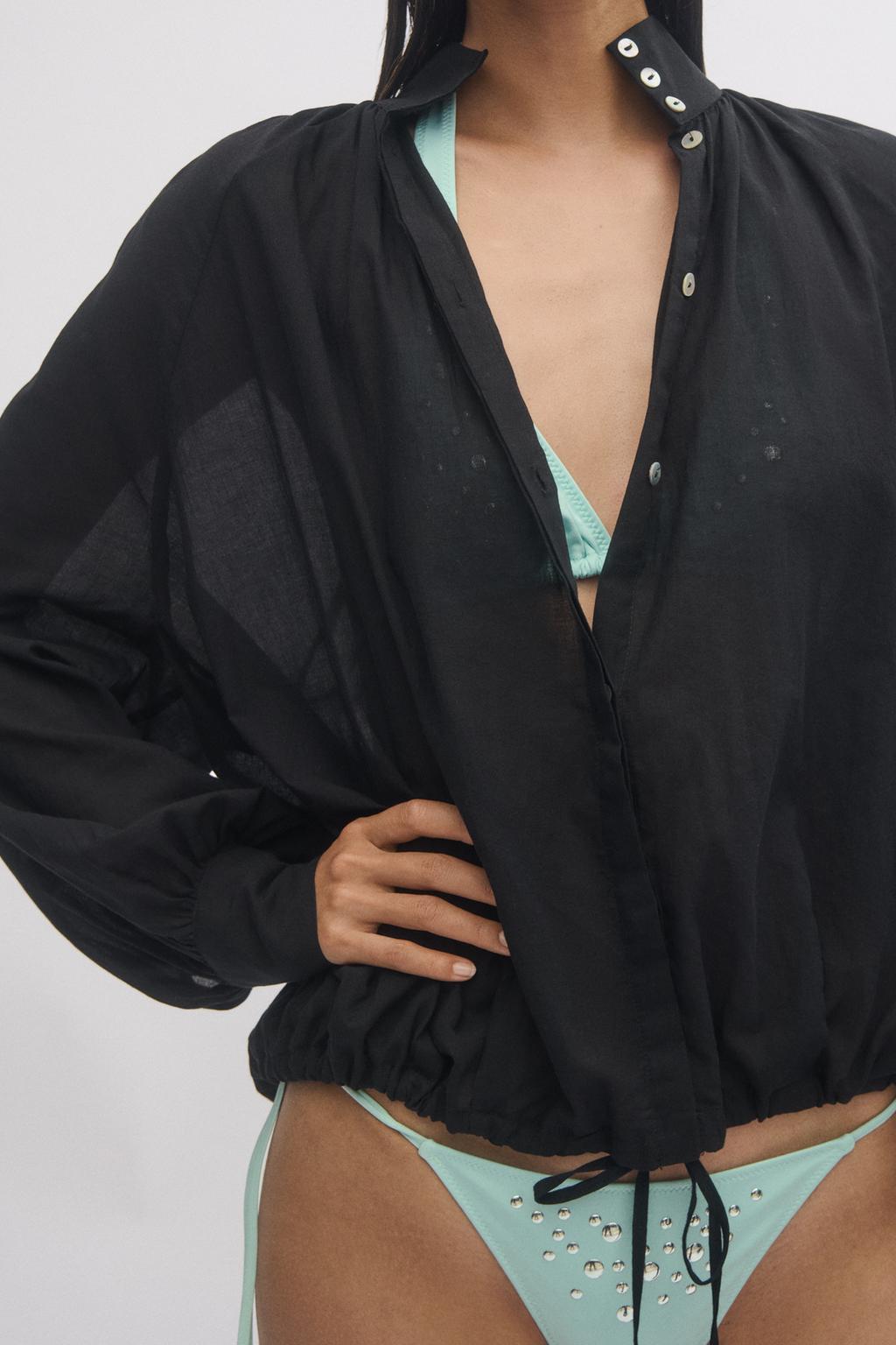 قميص بياقة عالية ZW COLLECTION